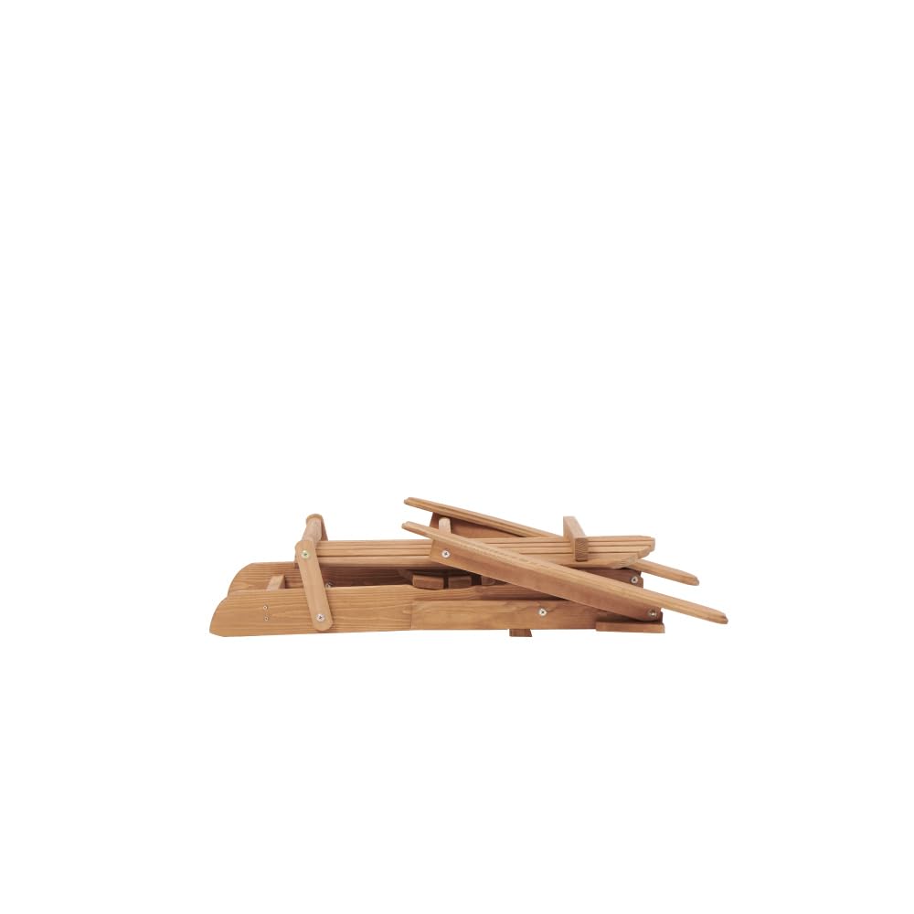 Solid Cedar Wood Folding Adirondack Chair Set of 2 W53861
