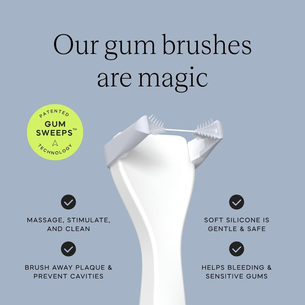 Black and White Reusable Floss Pick 2-Pack K6847