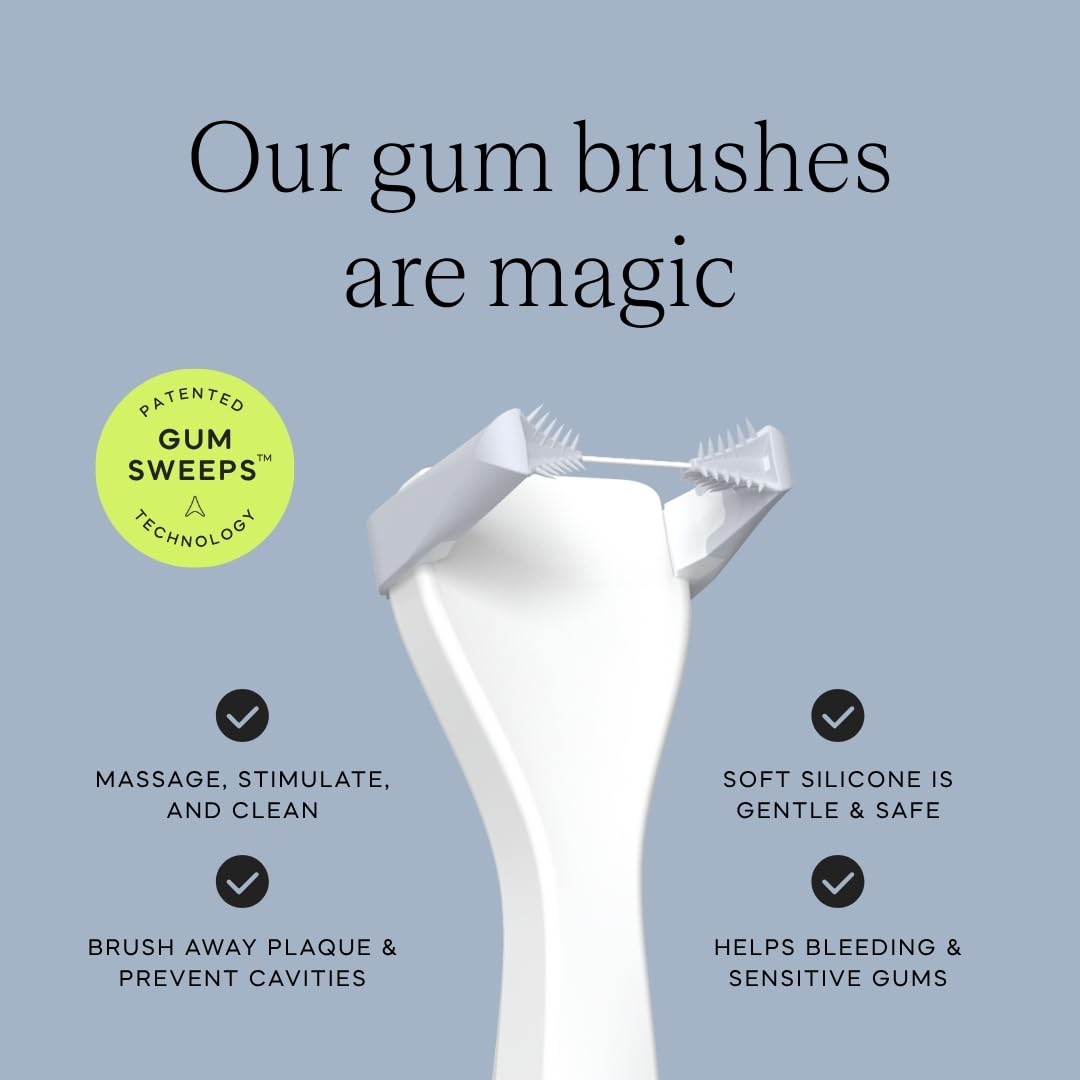 Black and White Reusable Floss Pick 2-Pack K6847
