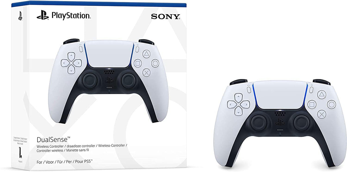 PS5 Disc Edition Gaming Console System Bundle with Extra Dualsense Controller and Media Remote P894187