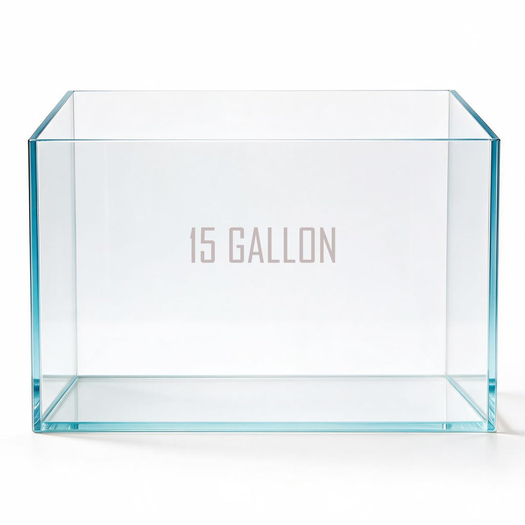 15 Gallon Ultra-Clear Rimless Glass Aquarium Fish Tank N4605