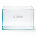 15 Gallon Ultra-Clear Rimless Glass Aquarium Fish Tank N4605