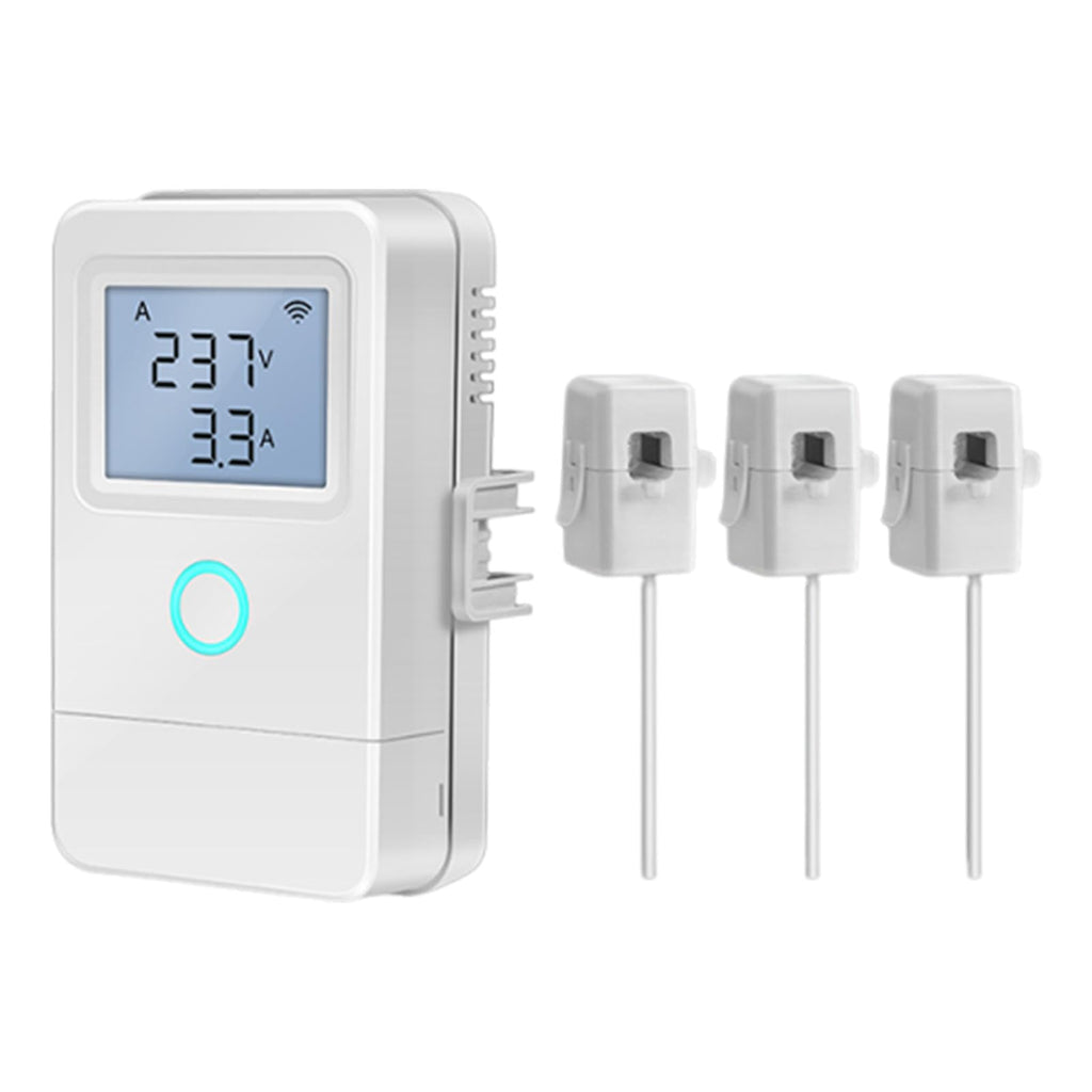 Wi Fi Real Time Electricity Usage Monitor with 3 100A Clamps T521135