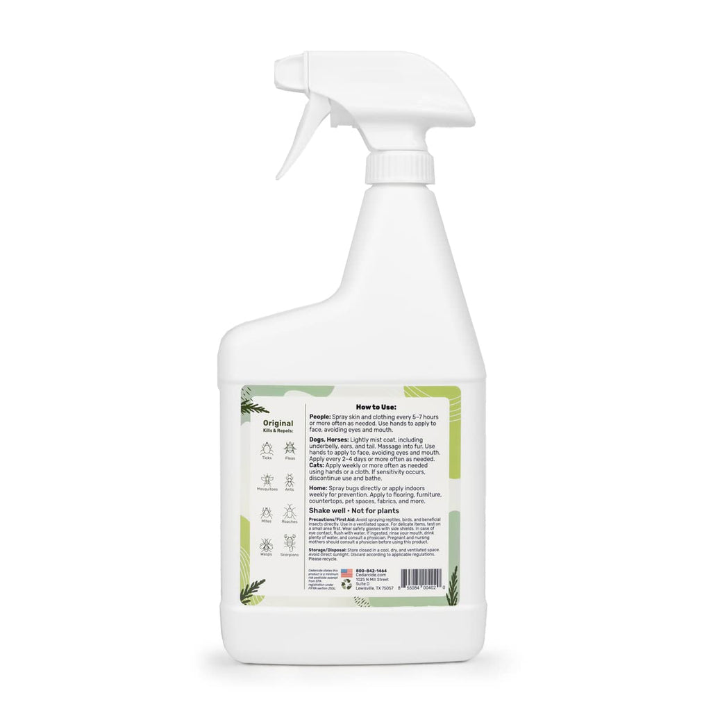 Cedar Oil Bug Spray 32oz S9144