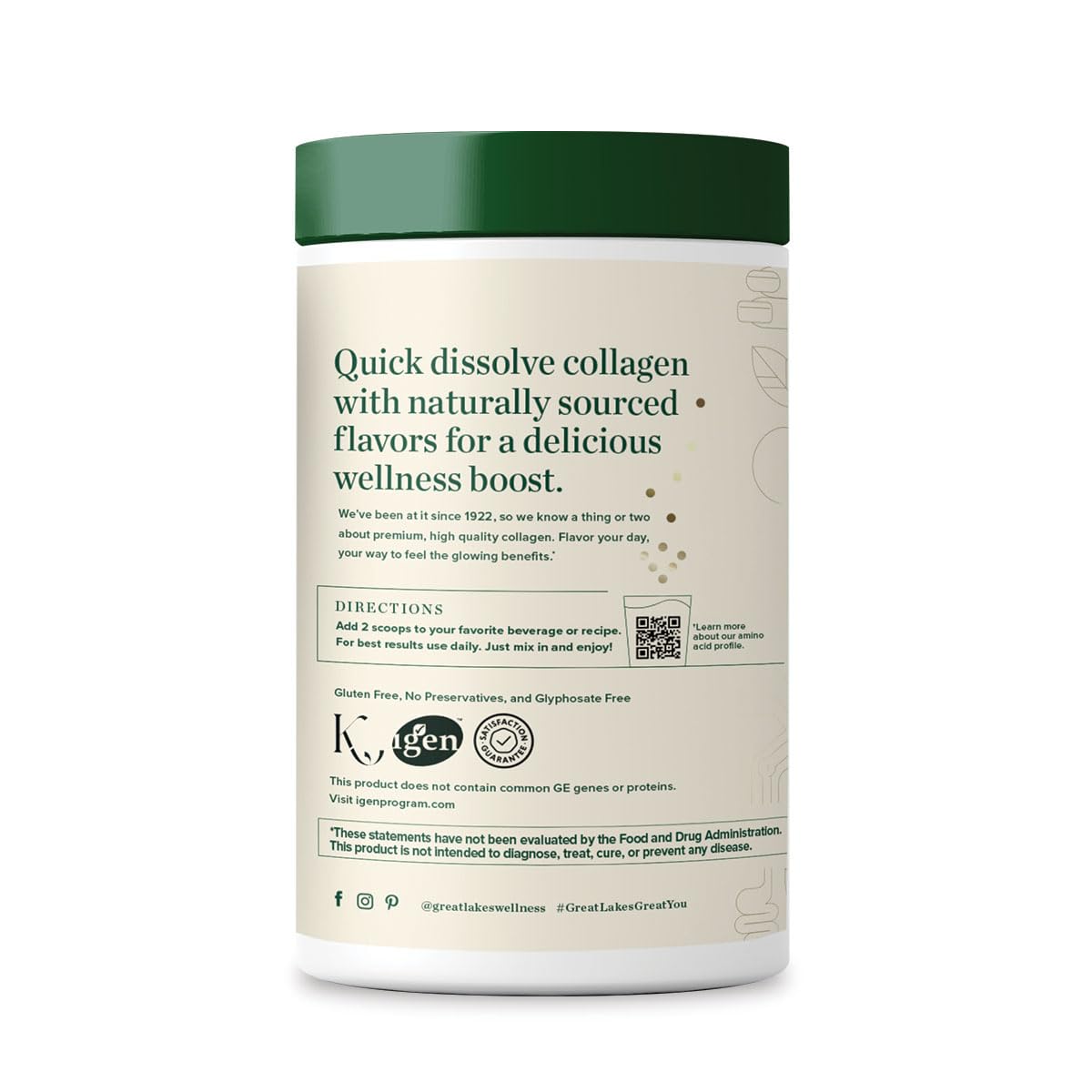 Collagen Peptides Powder, Chocolate, 10 oz J786