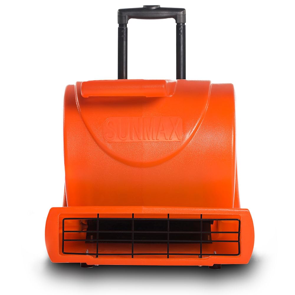 3-Speed 1.3HP 5000 CFM Air Mover Floor Dryer with Telescopic Handle M96512