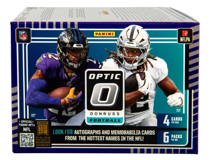 2025 Optic Football Blaster Box Purple Shock 24 Cards J301