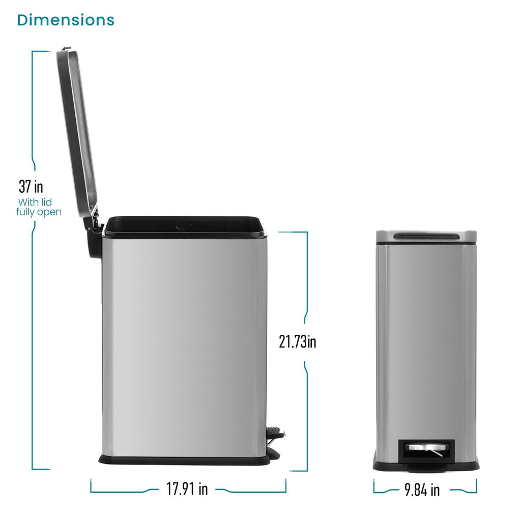 8 Gallon Kitchen Trash Can N3765