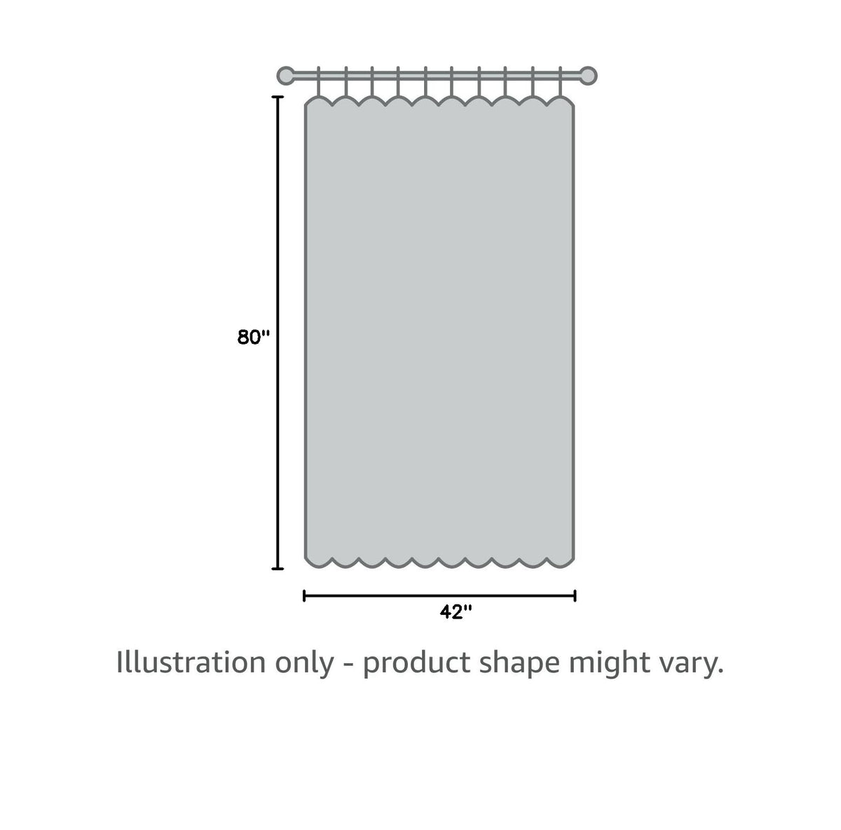 Blackout Curtains 80 inches Long W314