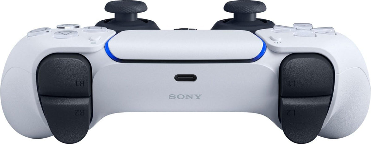 White PlayStation 5 Slim Disc 2TB SSD Console Bundle with Dual-Controller Charger T986904