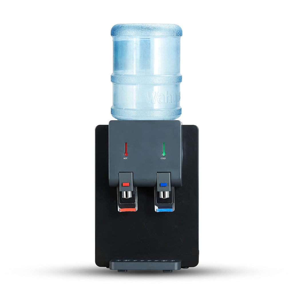 Top Loading Hot and Cold Water Cooler Dispenser, Black A545