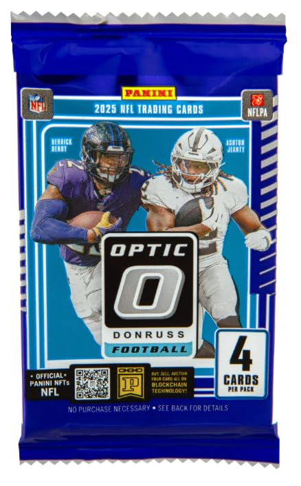 2025 Optic Football Blaster Box Purple Shock 24 Cards J301