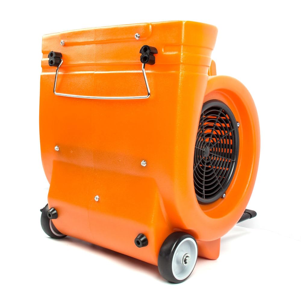 3-Speed 1.3HP 5000 CFM Air Mover Floor Dryer with Telescopic Handle M96512