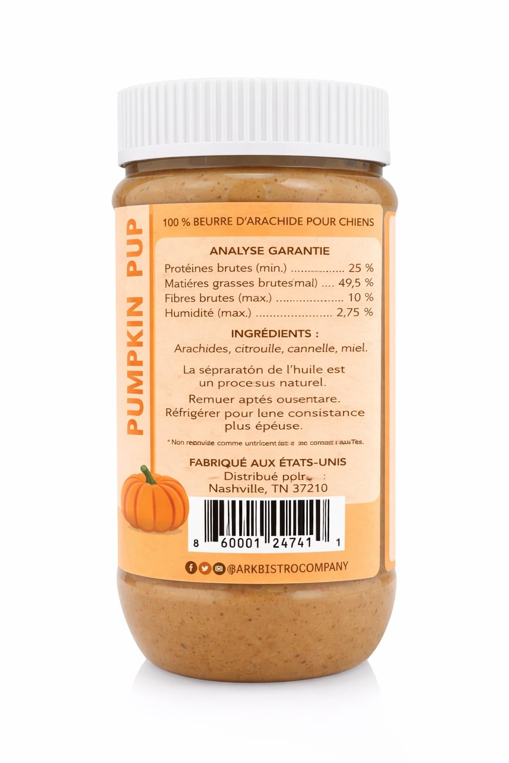 Natural Dog Peanut Butter 17oz H44734