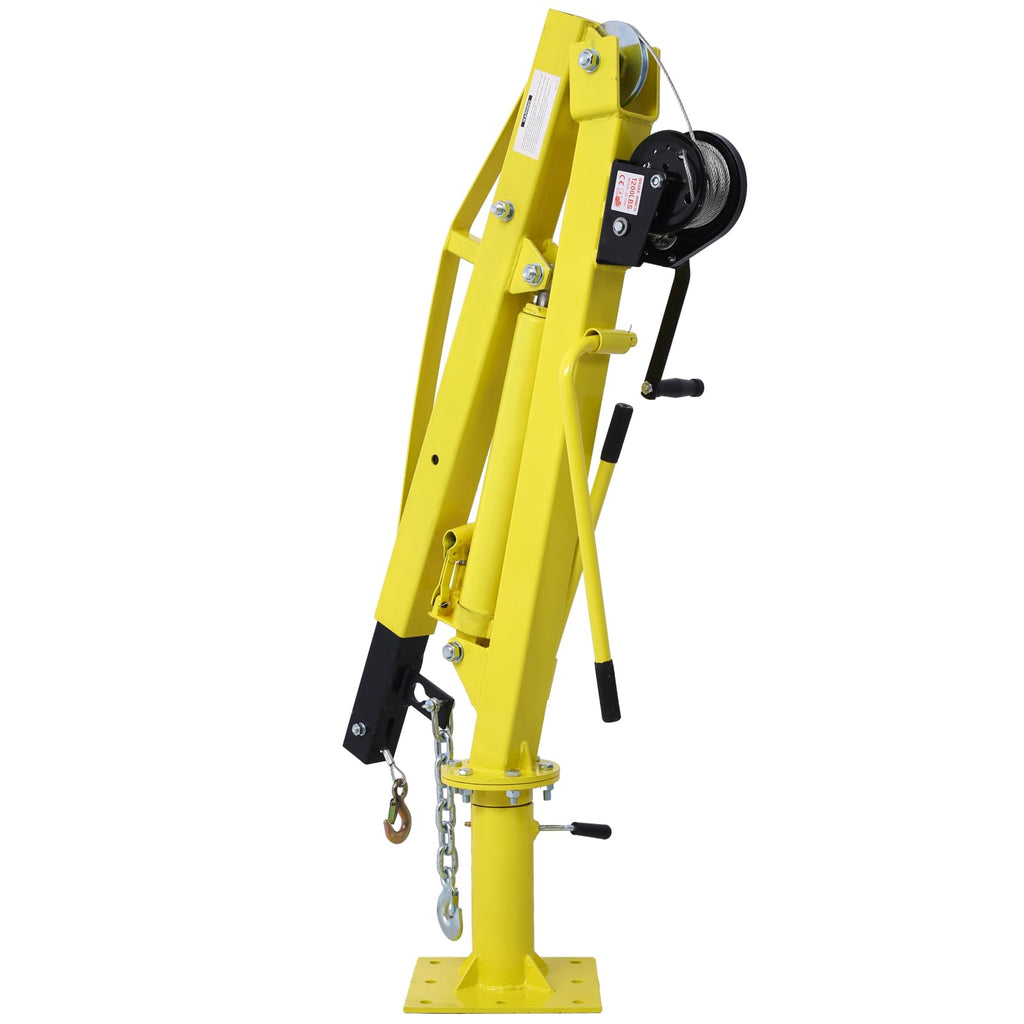 2000 lb Hydraulic Pickup Truck Crane with Hand Winch Y64435