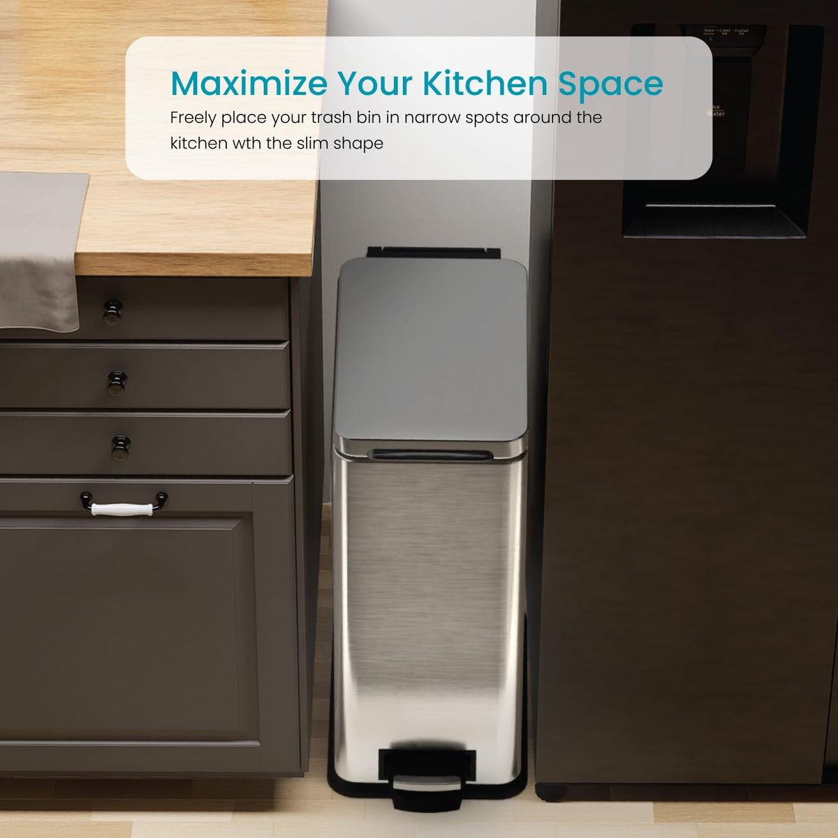 8 Gallon Kitchen Trash Can N3765