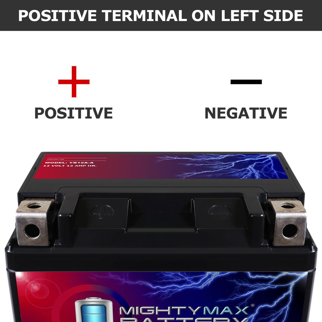 12 Volt 12 AH Rechargeable SLA AGM Motorcycle Battery P3875