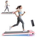 Pink 3 in 1 Portable Walking Pad Treadmill E526254