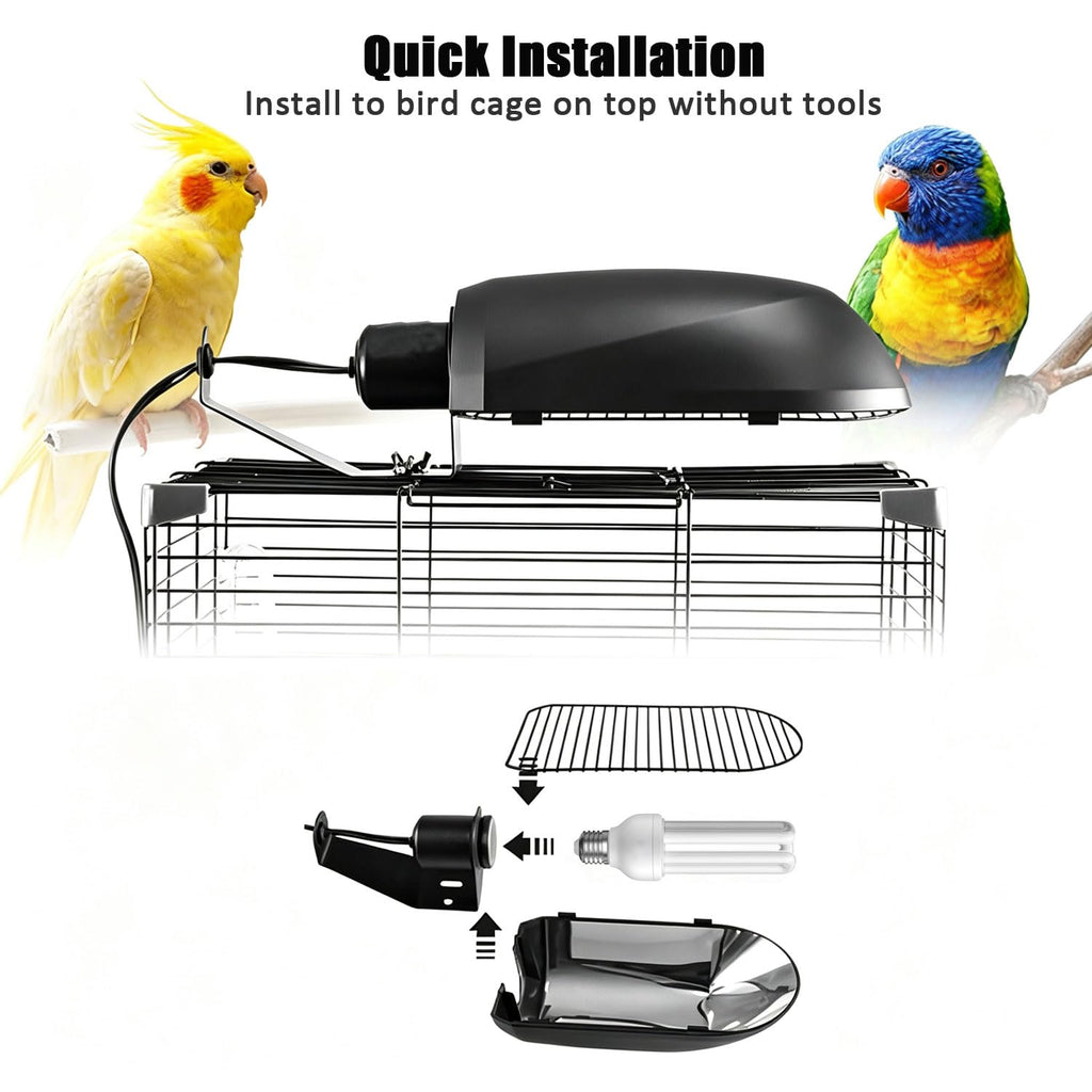 Bird Cage Light Fixture Combo Kit with Bulb N175335
