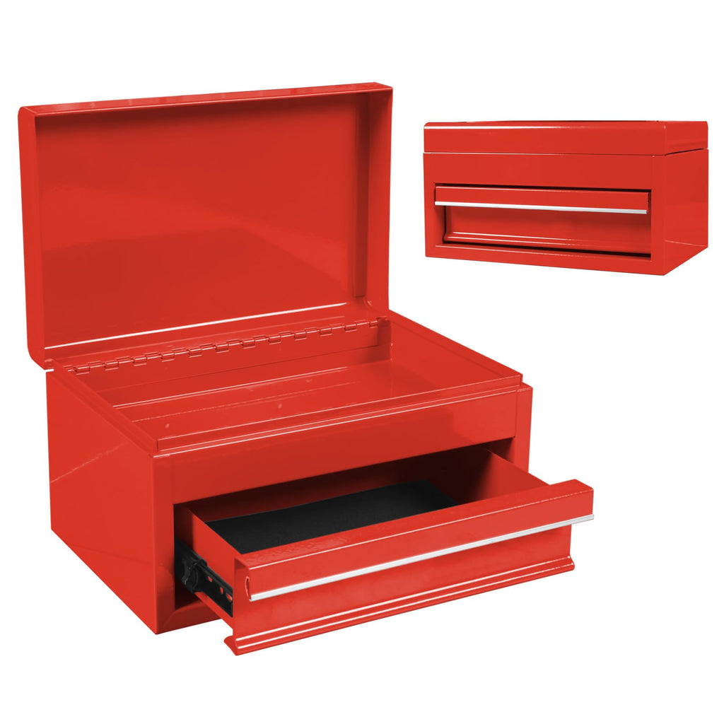 10" Mini Portable Steel Tool Box with Drawer G41378