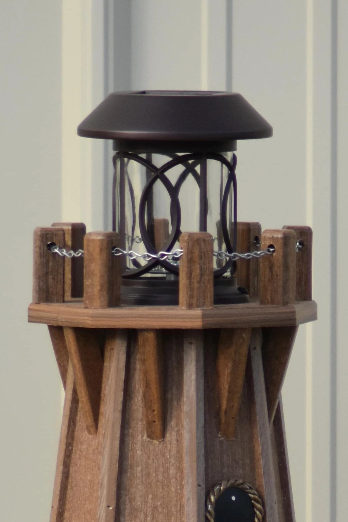 32" Solar Powered Poly Lighthouse D968