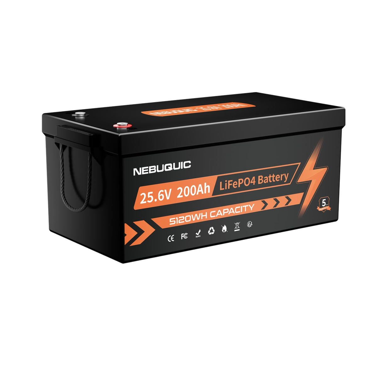 24V 200Ah LiFePO4 Lithium Battery T961