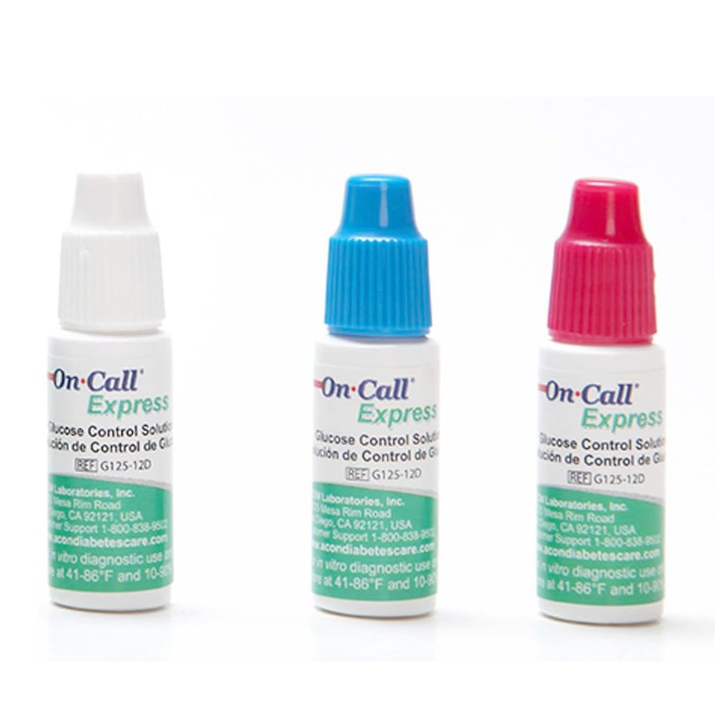 Glucose Control Solution Kit Level 0, 1 & 2, 3-Pack 2mL Bottles R328040