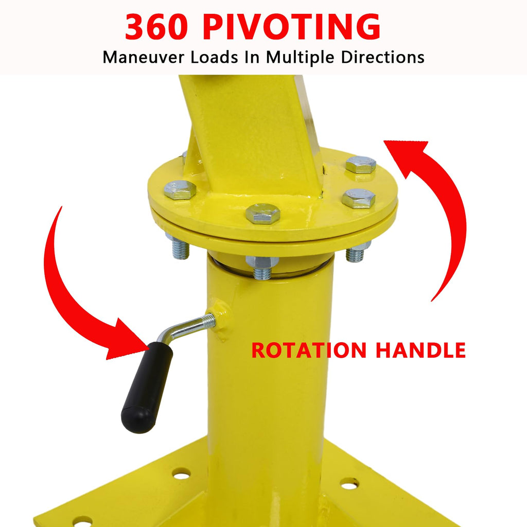 2000 lb Hydraulic Pickup Truck Crane with Hand Winch Y64435