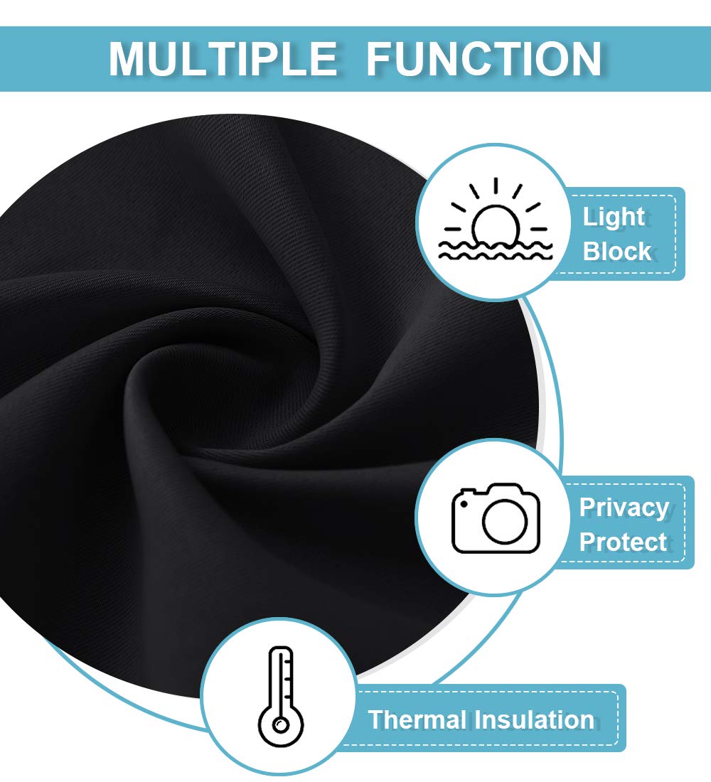 Blackout Curtains 80 inches Long W314