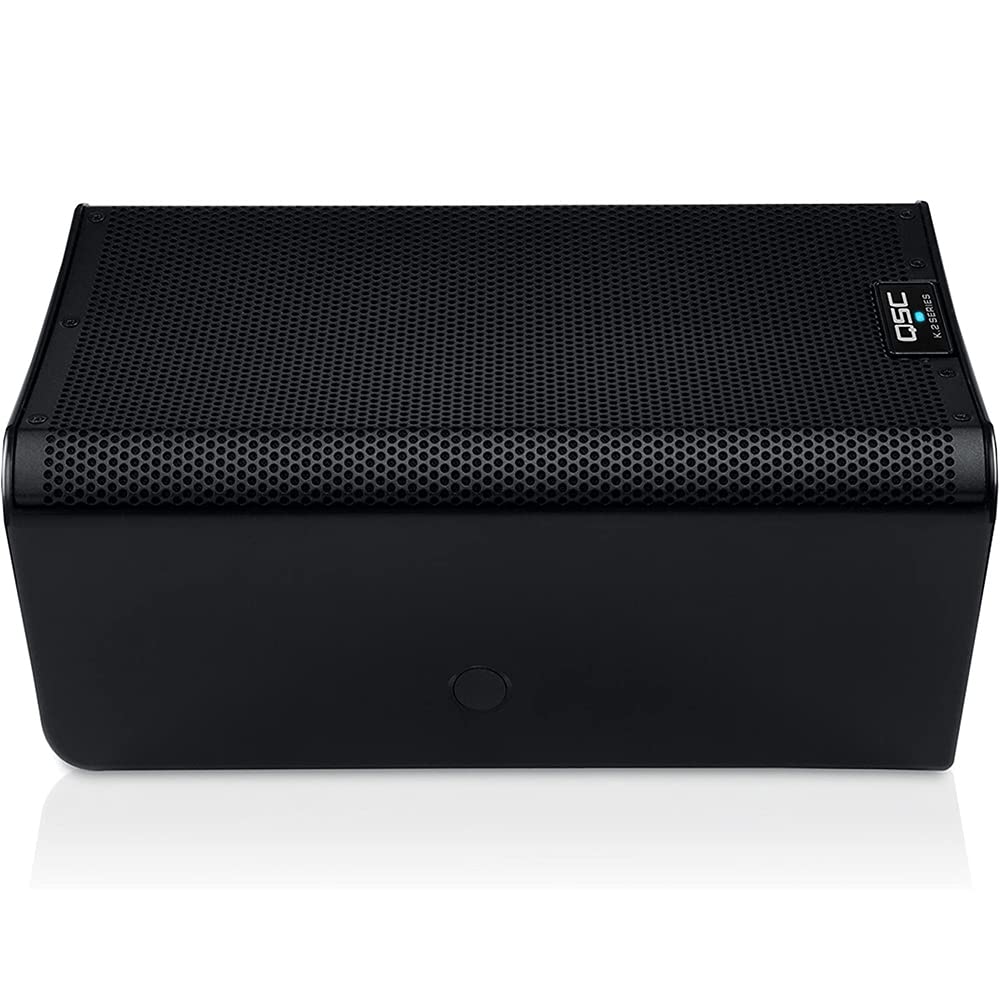 8" 2000W Powered Portable PA Speaker with Speaker Stand and XLR Cable E2618