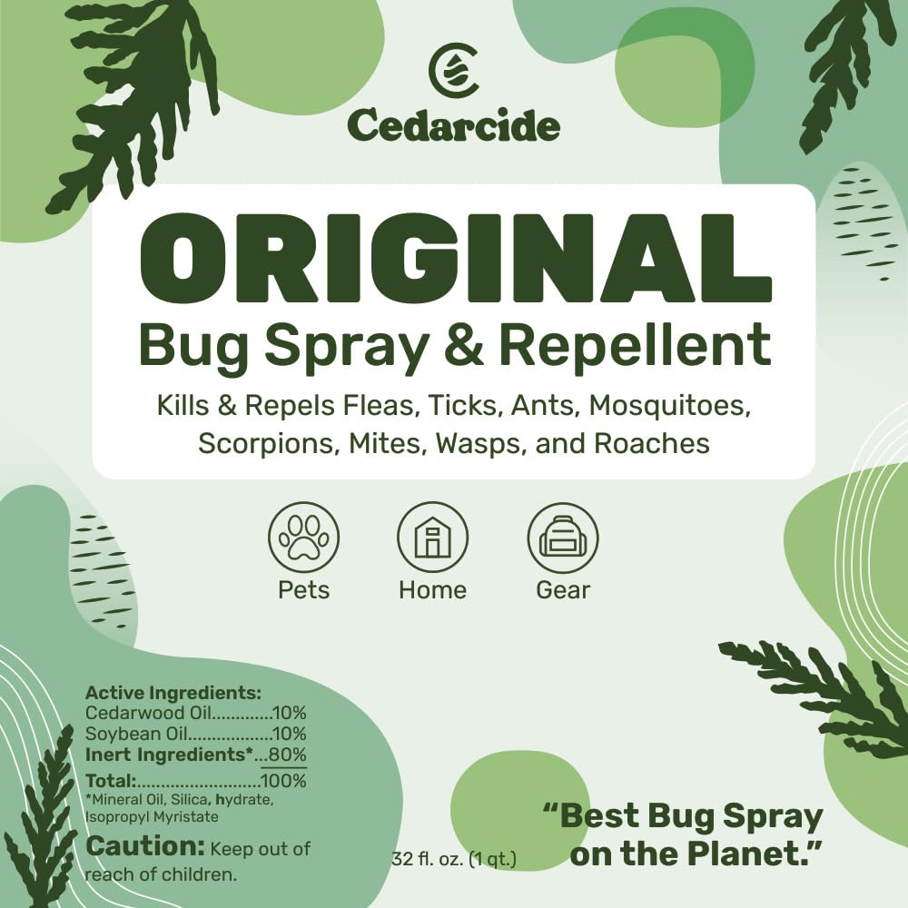 Cedar Oil Bug Spray 32oz S9144