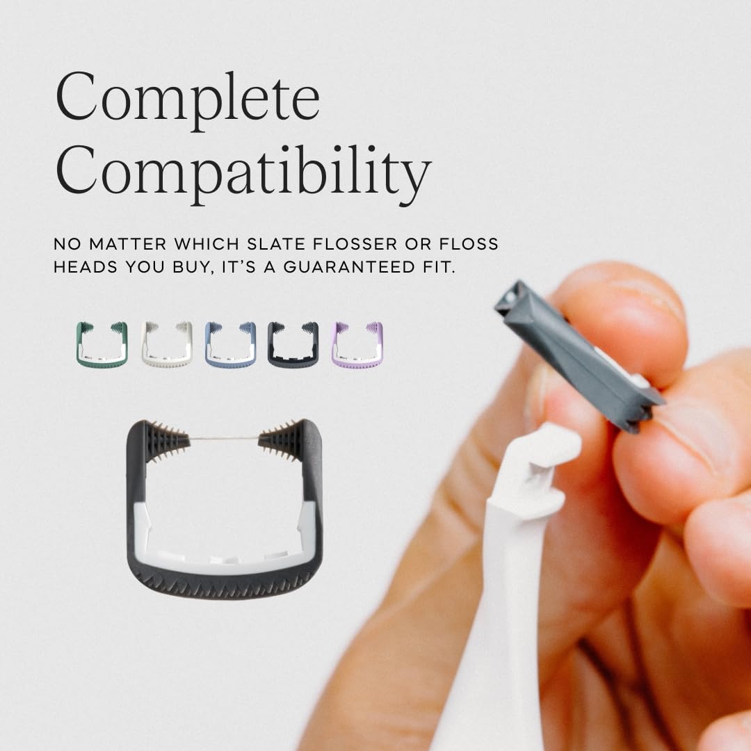 Black and White Reusable Floss Pick 2-Pack K6847