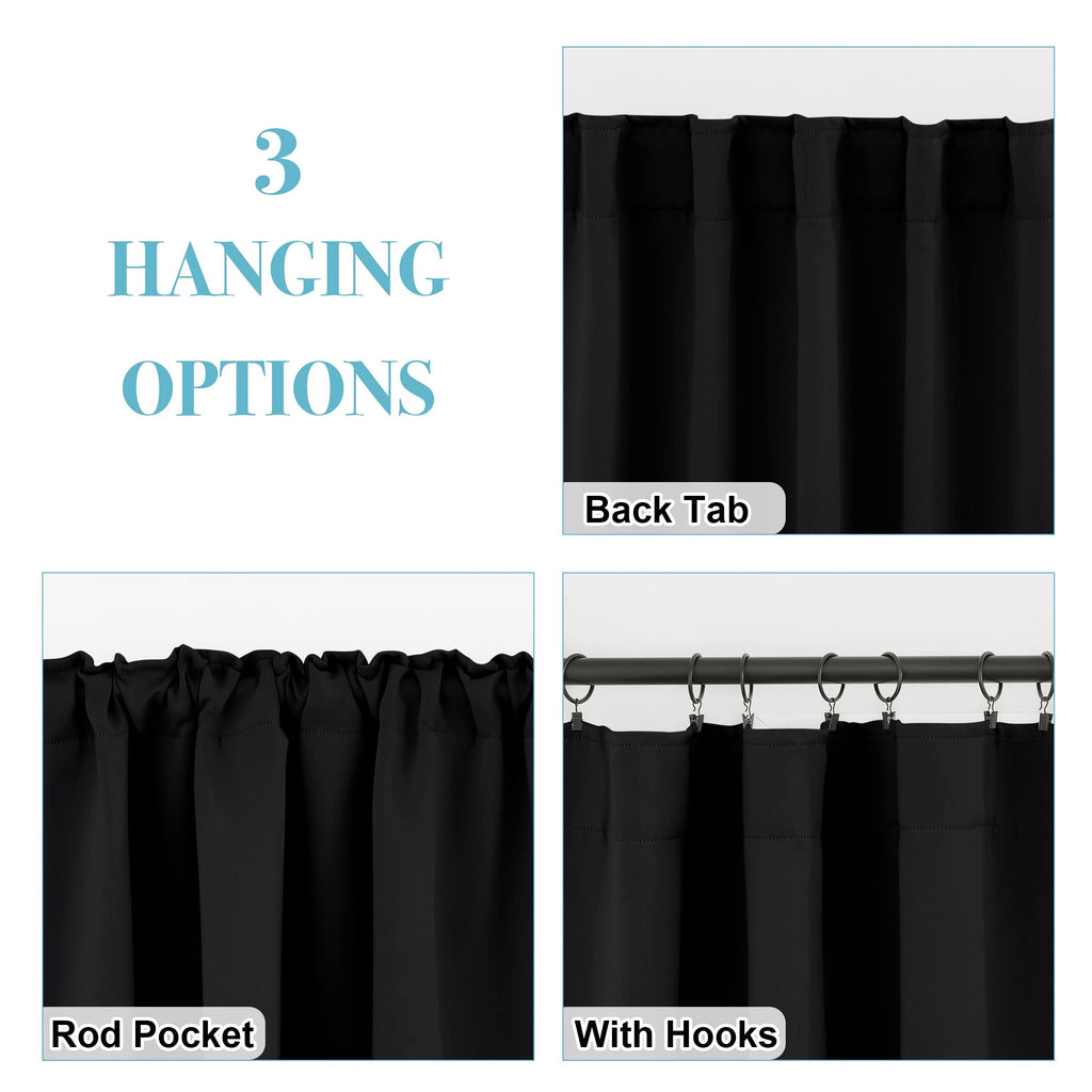 Blackout Curtains 80 inches Long W314