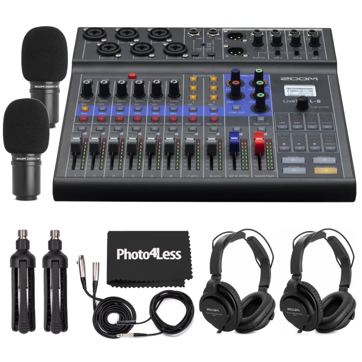 Portable 8-Channel Digital Mixer and Multitrack Recorder W84072