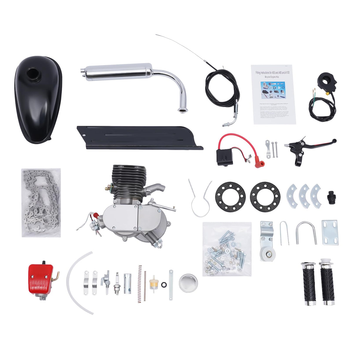 2-Stroke 100cc Bicycle Engine Kit U41501