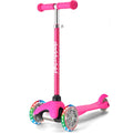 3-Wheel Kick Scooter with Light Up Wheels, 4 Adjustable Heights, Foldable O708