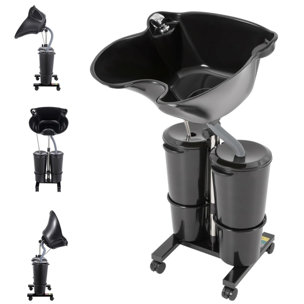 Portable Shampoo Bowl with Adjustable Height and Downspout C799598
