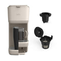 Single Serve Coffee Maker, K Cup & Coffee Ground Compatible C368350