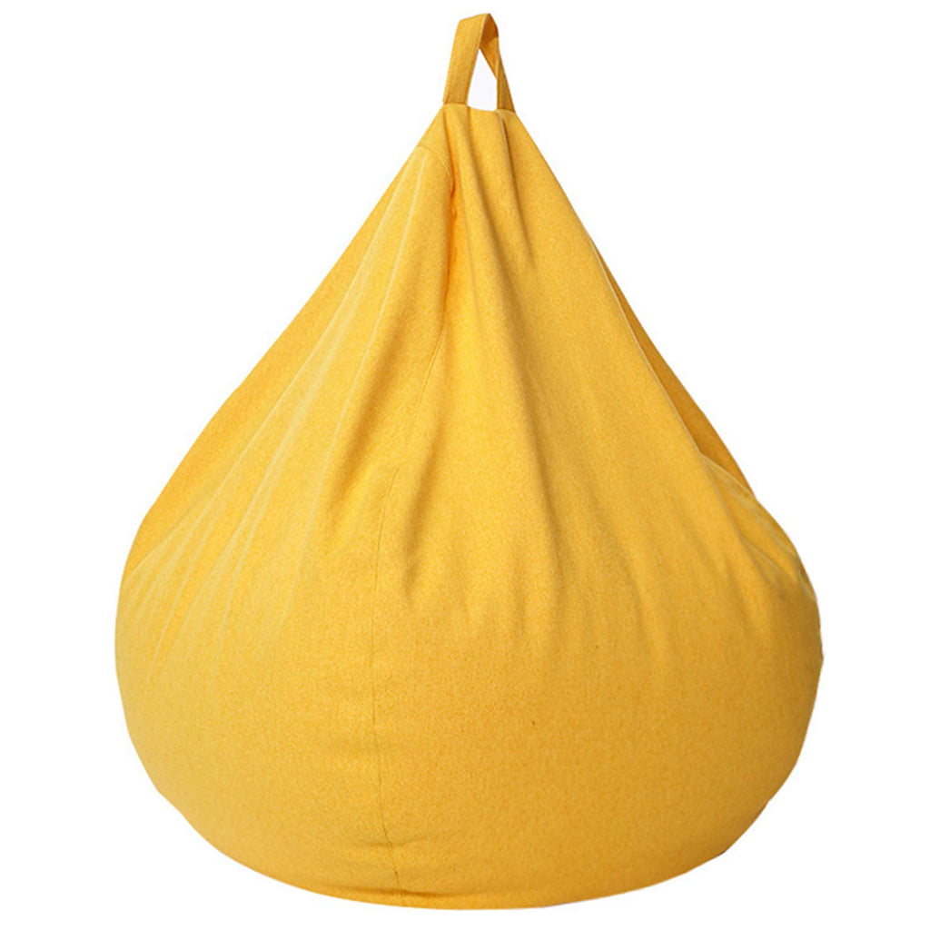 Linen Fabric Bean Bag Chair Cover 90x110cm H96096