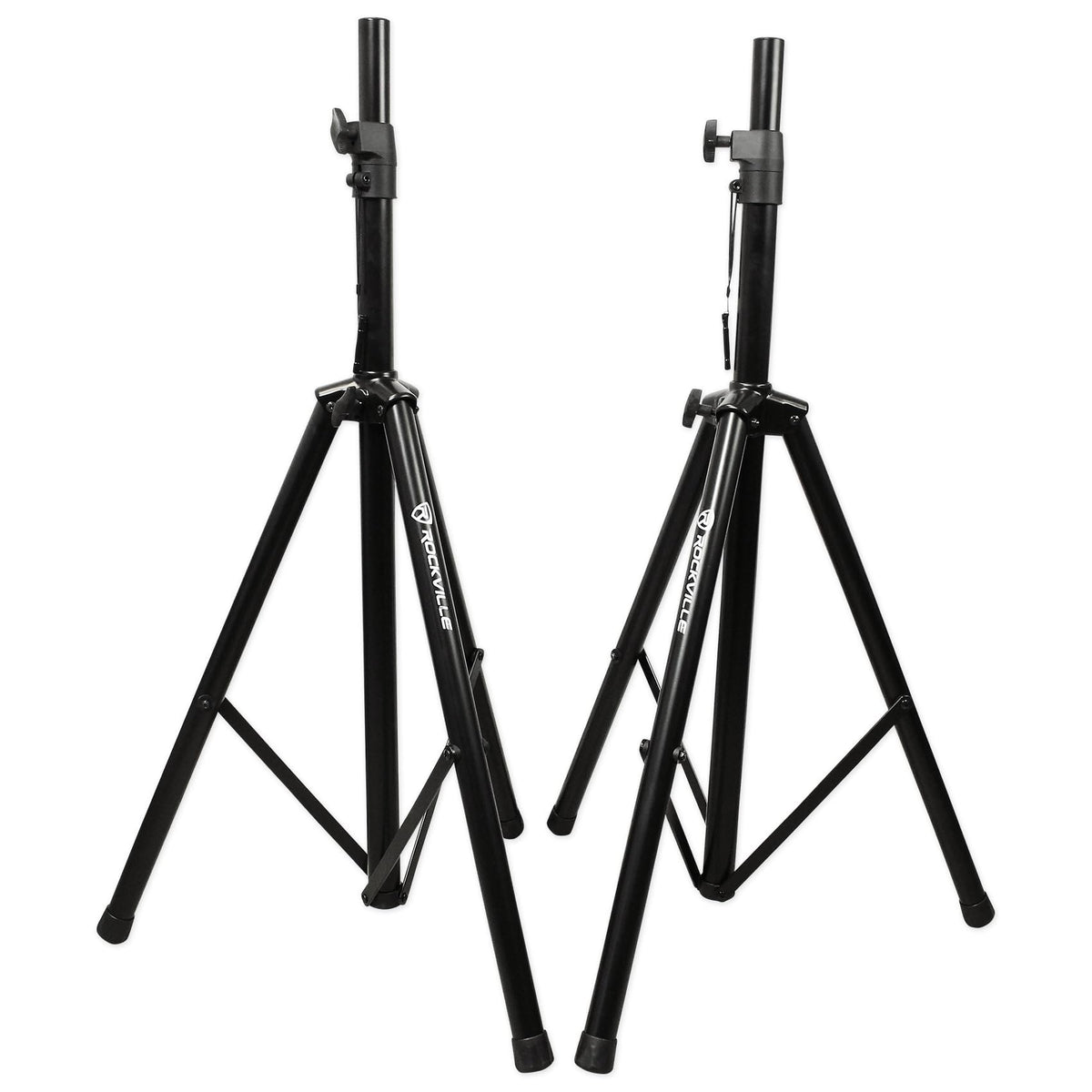 Adjustable Speaker Light Stands Pair with XLR Cables F6224