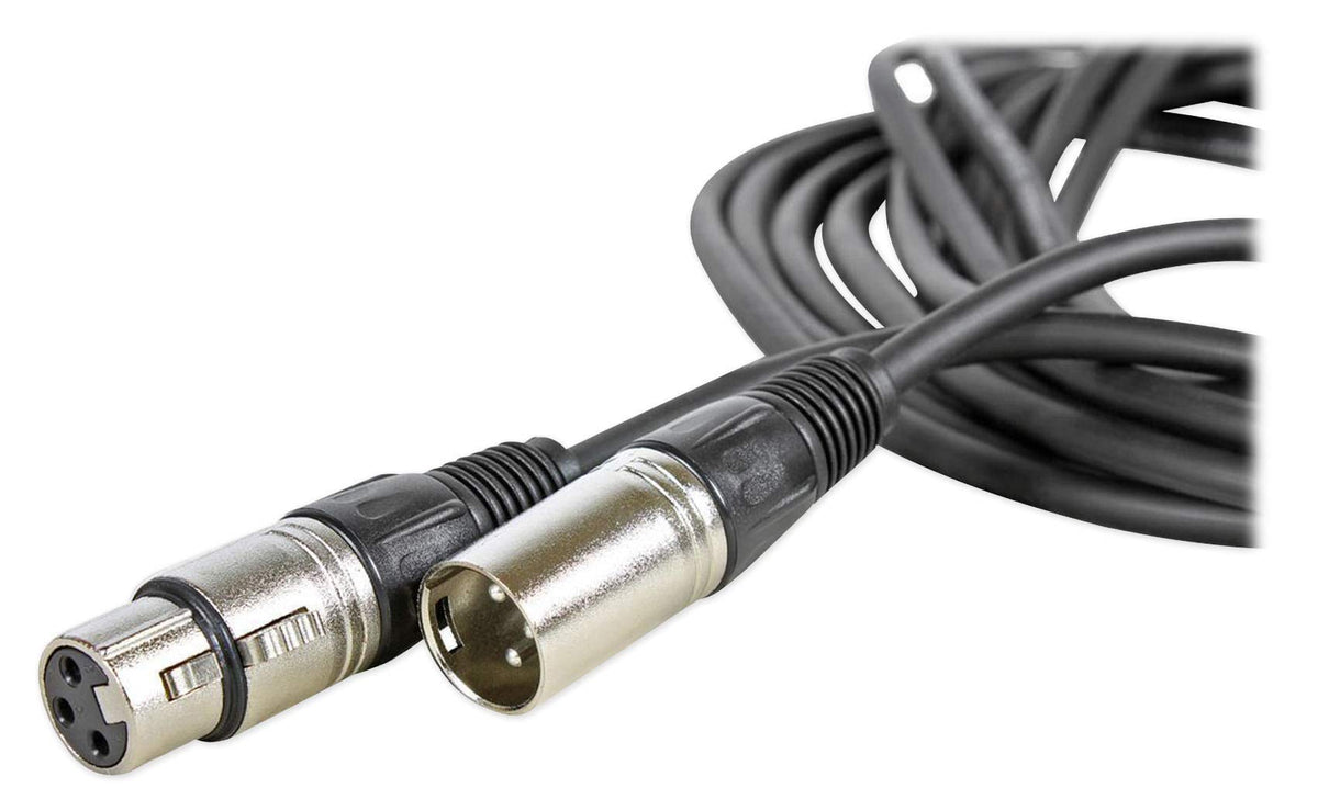 Adjustable Speaker Light Stands Pair with XLR Cables F6224