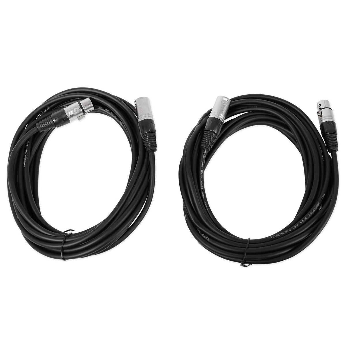 Adjustable Speaker Light Stands Pair with XLR Cables F6224