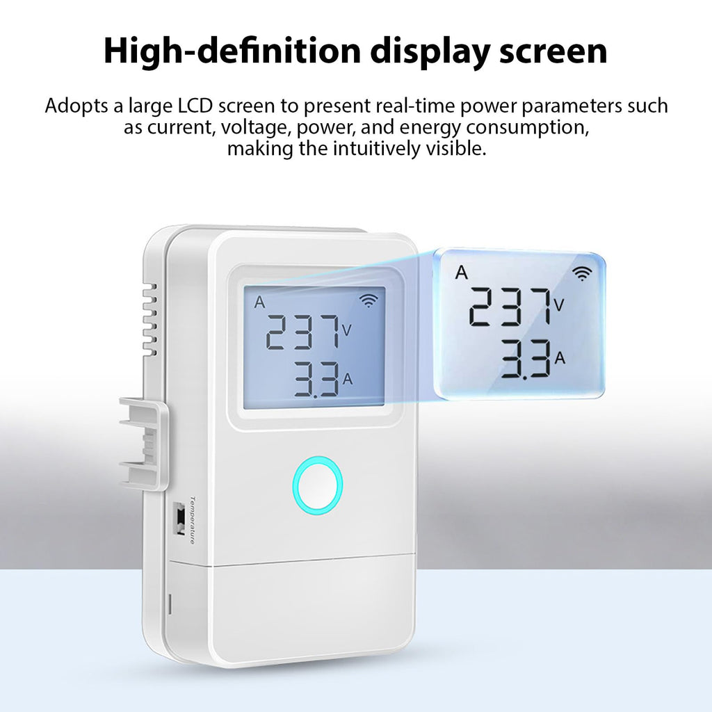 Wi Fi Real Time Electricity Usage Monitor with 3 100A Clamps T521135