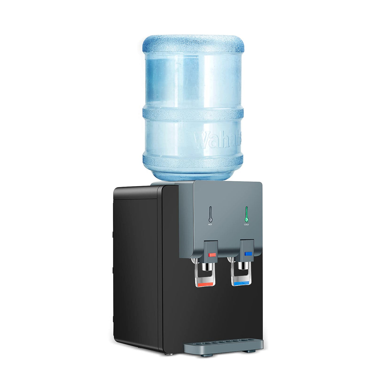 Top Loading Hot and Cold Water Cooler Dispenser, Black A545