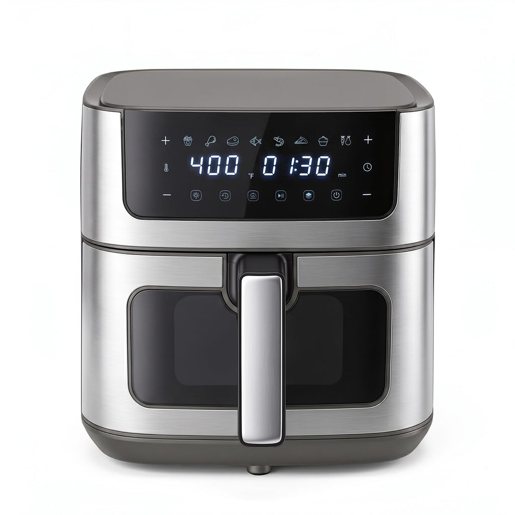 8-in-1 Air Fryer 6 Quarts with Presets and Window V4562