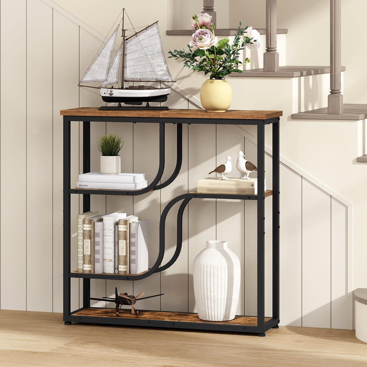 29.5" 5-Tier Narrow Console Table P6669