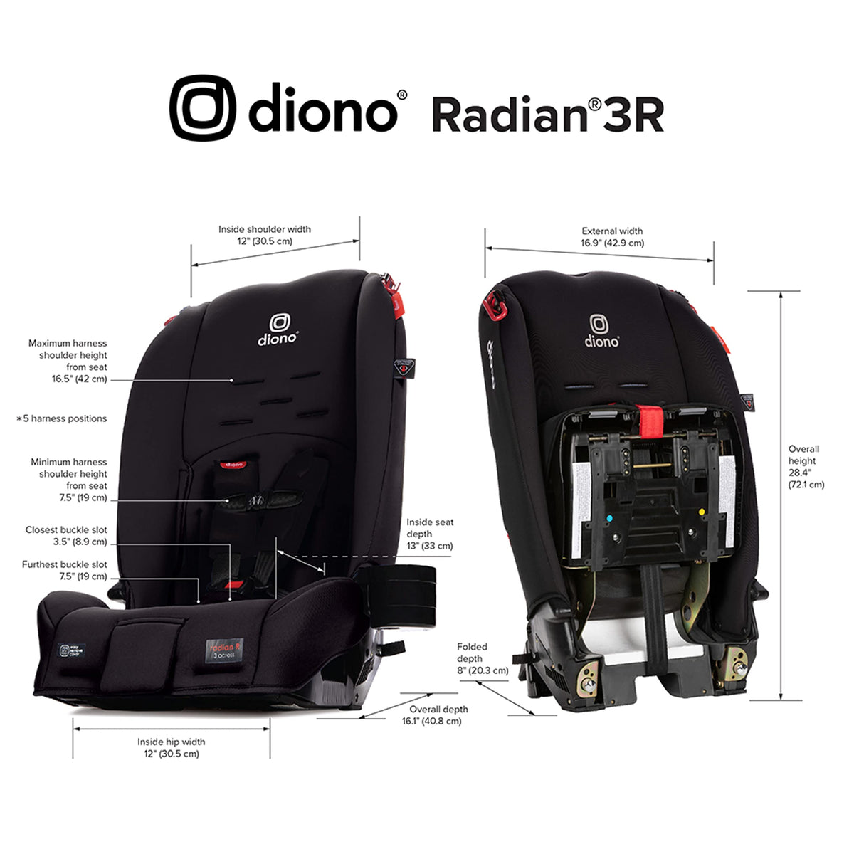 3-in-1 Convertible Car Seat V975