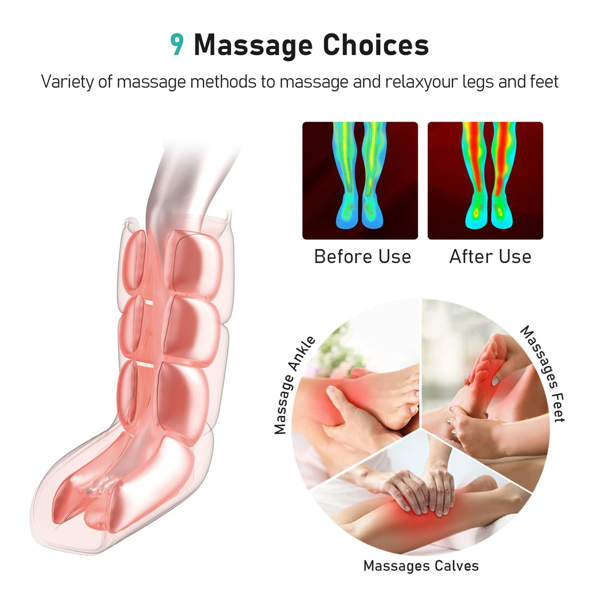 Air Compression Leg Massager M651