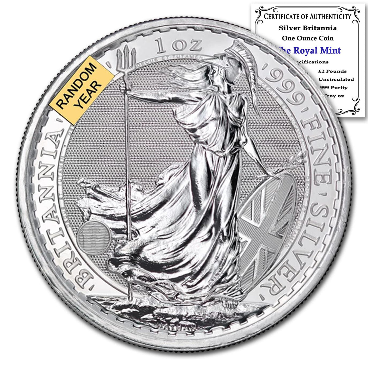 1 oz Silver Britannia Coin A6890