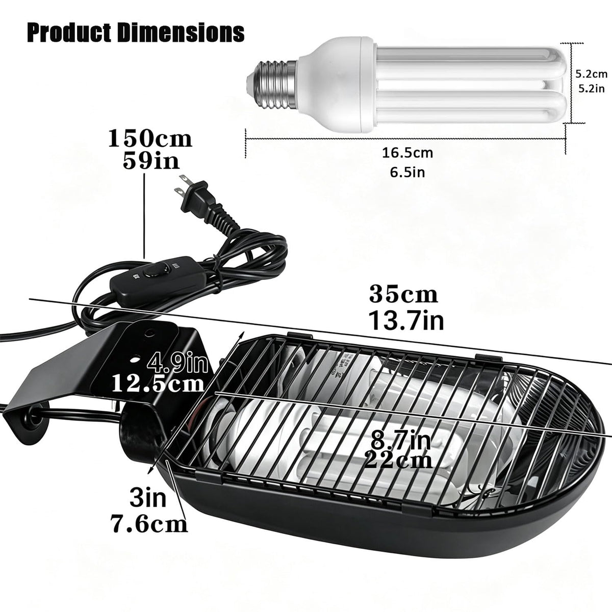 Bird Cage Light Fixture Combo Kit with Bulb N175335